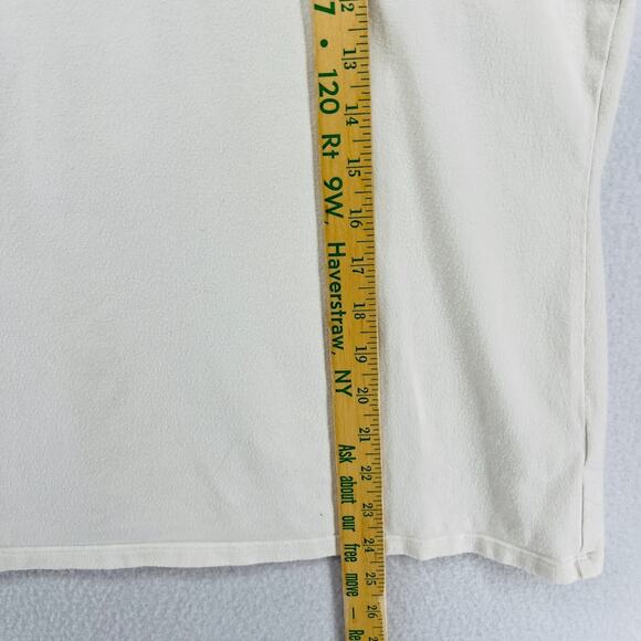 EILEEN FISHER Tank Top 2X Plus Organic Cotton Stretch Jersey Off White USA - Picture 13 of 14